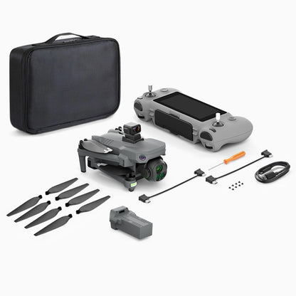 YunJiang K7 drone professional aerial photography with screen remote control 5G data 8K image transmission 8K high-definition camera 35 minute endurance laser GPS positioning 360 degree obstacle avoidance zoom composition 3800mAh battery powered aircraft
