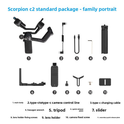 Professional Gimbal Stabilizer High Payload Handheld Camera Stabilizer for Filmmaking Vloggers